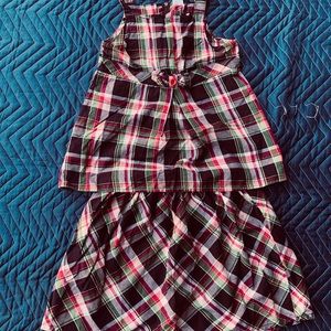 Gymboree Girls size 10 2-piece top/skirt outfit